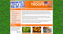 Desktop Screenshot of frenchyslawns.com